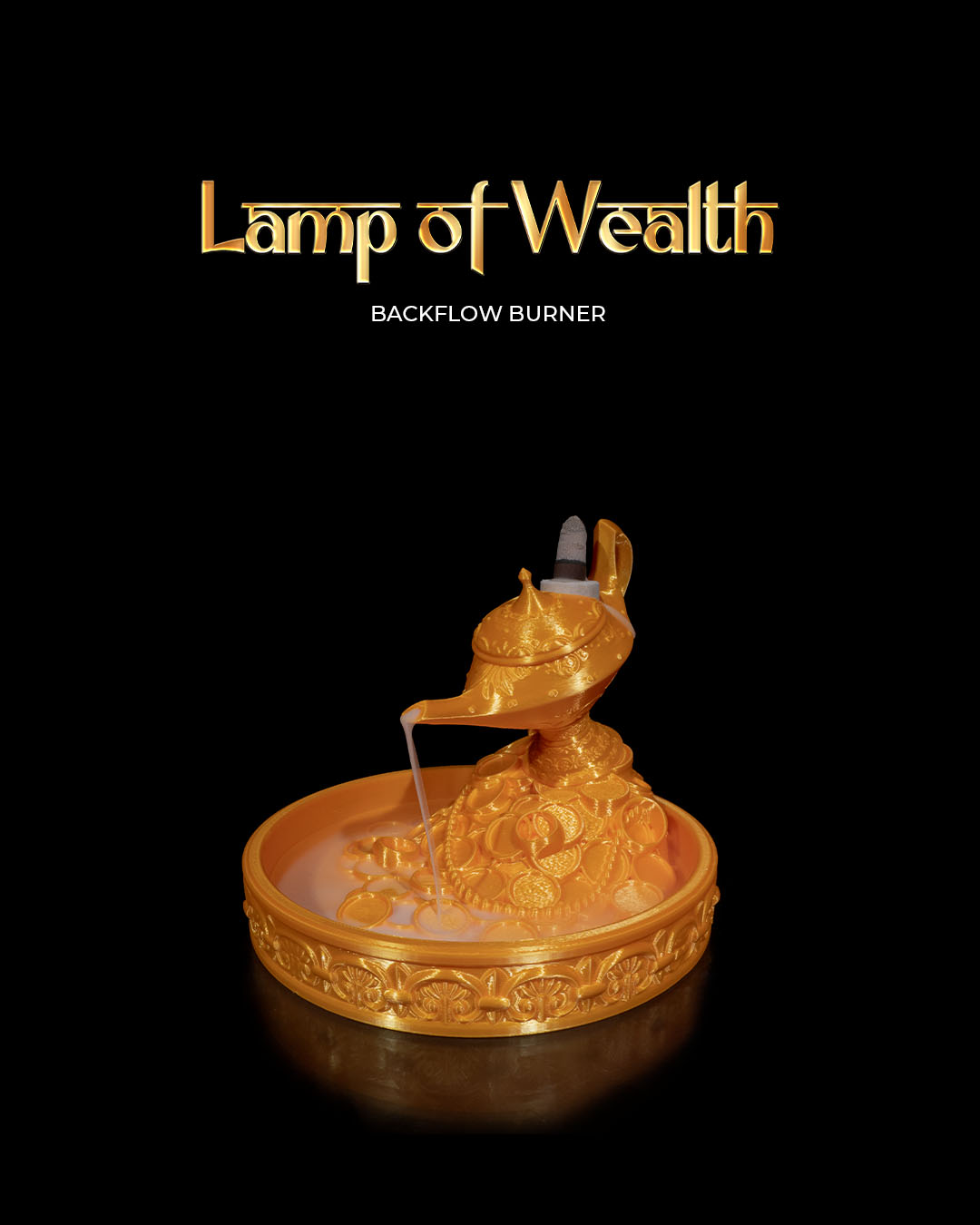 Lamp of Wealth Backflow Burner